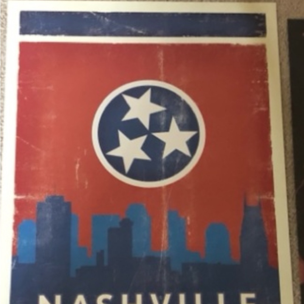 Nashville Skyline Poster